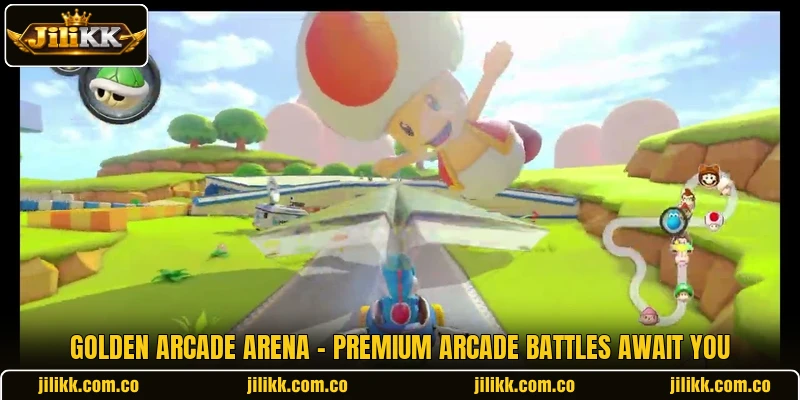 Golden Arcade Arena - Premium Arcade Battles Await You