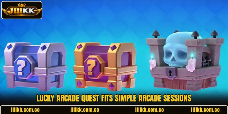 Lucky Arcade Quest fits simple arcade sessions