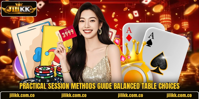 Practical session methods guide balanced table choices Practical session methods guide balanced table choices