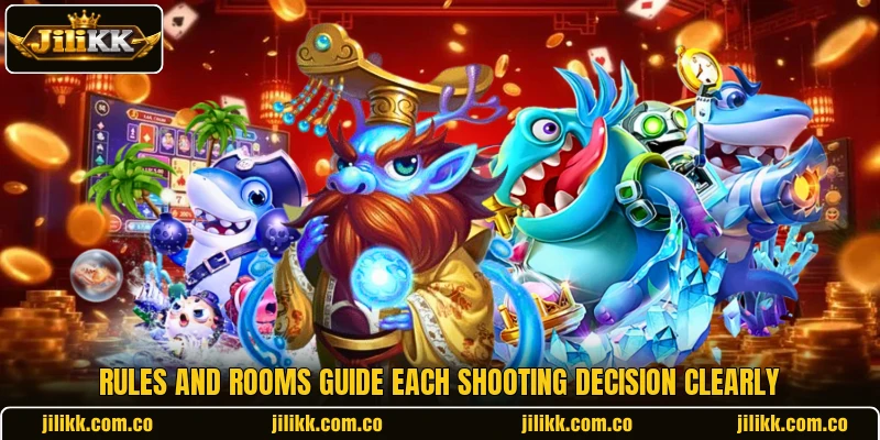 Rules and rooms guide each shooting decision clearly