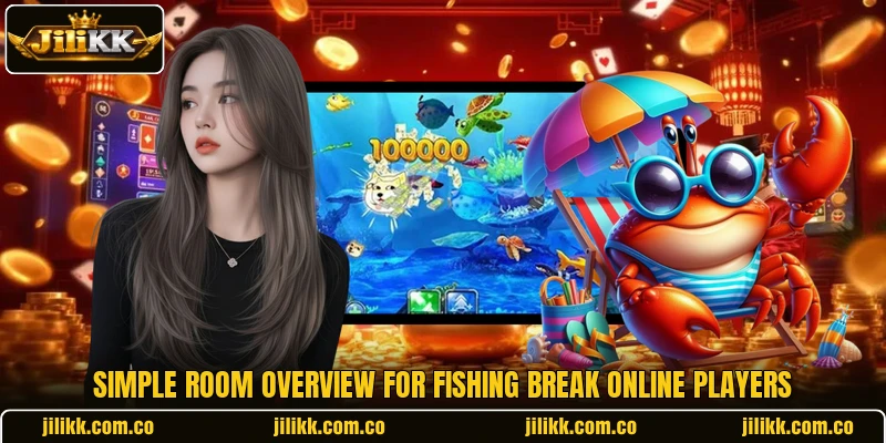 Simple room overview for Fishing Break Online players